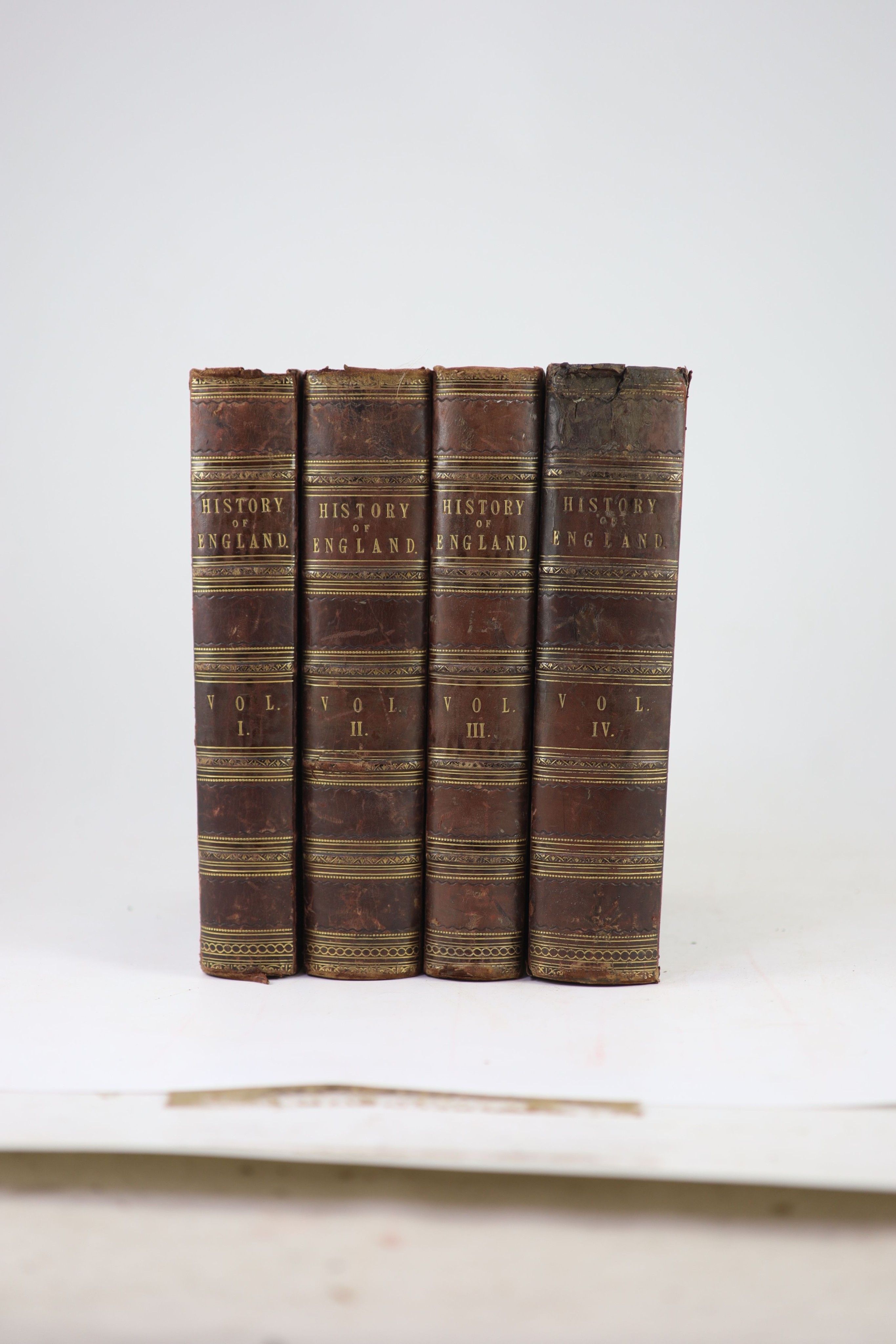 Farr, Edward – The National Histroy of England, Civil, Military and Domestic, from the Roman Invasion to the Present Time. With an Historical Introduction my Lord Broughan. 4 Vols. Complete with at least 500 illustration